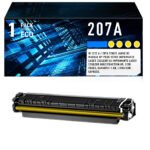 Cartouche de Toner Jaune HP 207A (W2212A) – 1 250 pages