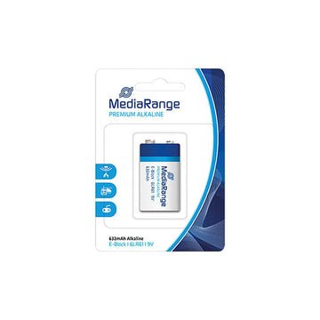 Pile 6LR61 - 9V non-rechargeable MediaRange Alcaline MRBAT107