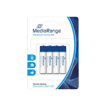Piles AAA - 1.5V non-rechargeables MediaRange Alcaline MRBAT101