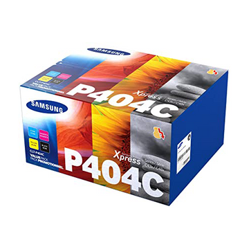 Pack de cartouches de toner d'origine Samsung CLT-P404C (Noir, Cyan, Magenta, Jaune) - SU365A
