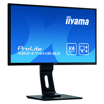 Moniteur 24" iiyama VA Full HD VGA HDMI DP pivot - XB2474HS-B2