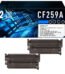 Pack 2 toners compatibles HP 59A noir CF259A – 2x3000 pages LaserJet Pro M404 M428